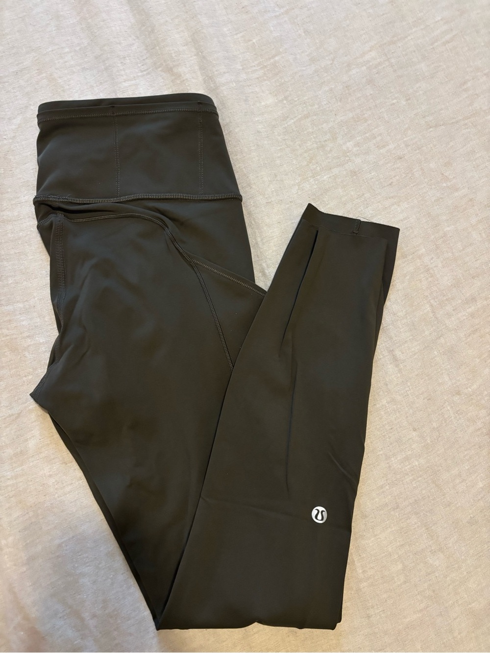 lululemon athletica olive green fast and free 25” tights